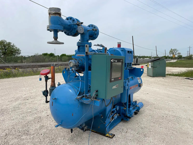 Mycom N200VLD-T-350 Rotary Screw Compressor Package (Mycom 200VLD, 350 HP V, Micro Control Panel)