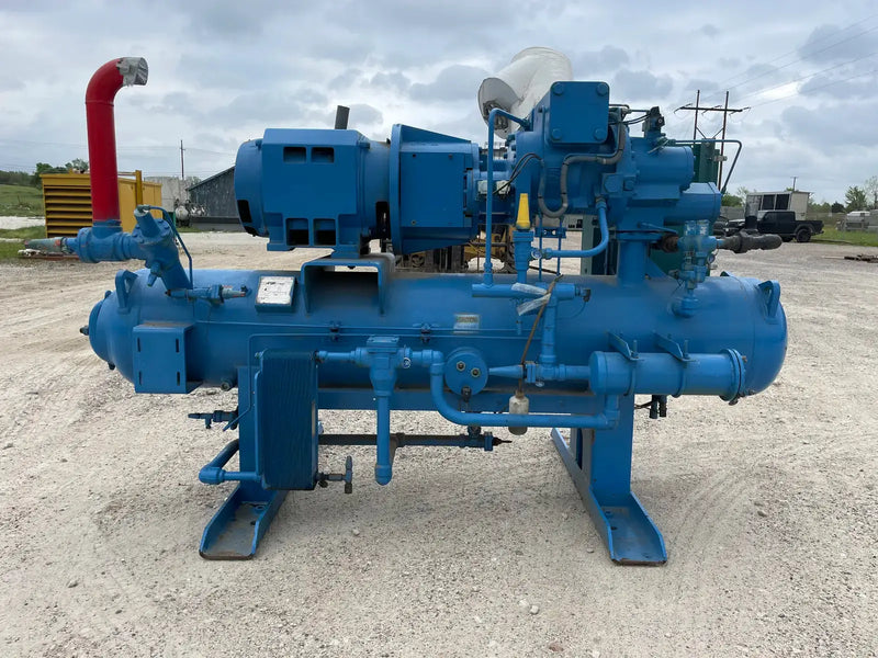 Frick Rotary Screw Compressor Package (Frick XJF, 125 HP 230/460 V, Micro Control Panel)