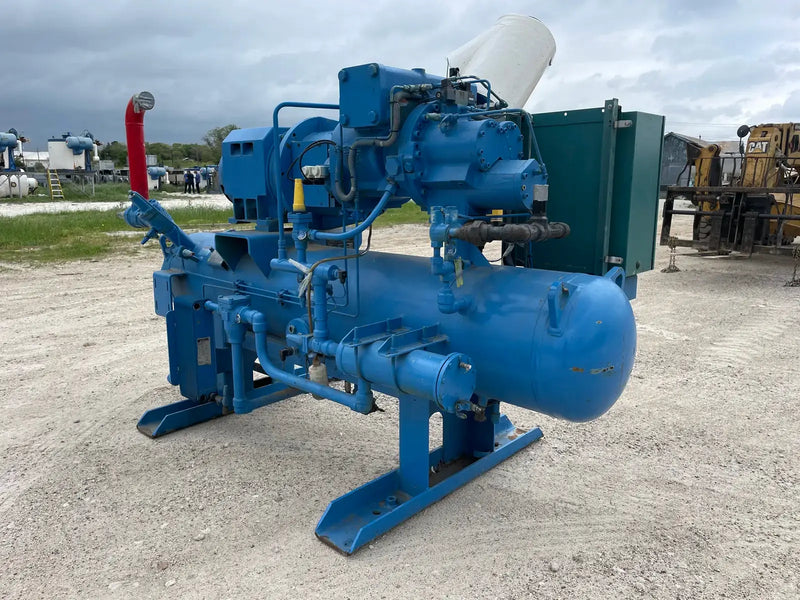 Frick Rotary Screw Compressor Package (Frick XJF, 125 HP 230/460 V, Micro Control Panel)