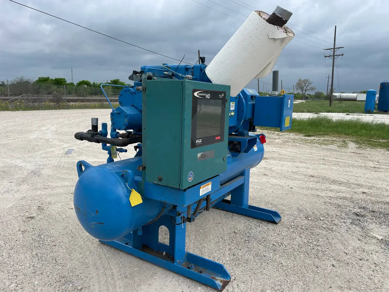 Frick Rotary Screw Compressor Package (Frick XJF, 125 HP 230/460 V, Micro Control Panel)
