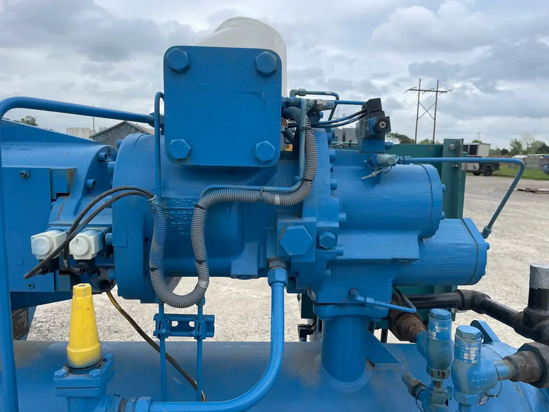 Frick Rotary Screw Compressor Package (Frick XJF, 125 HP 230/460 V, Micro Control Panel)