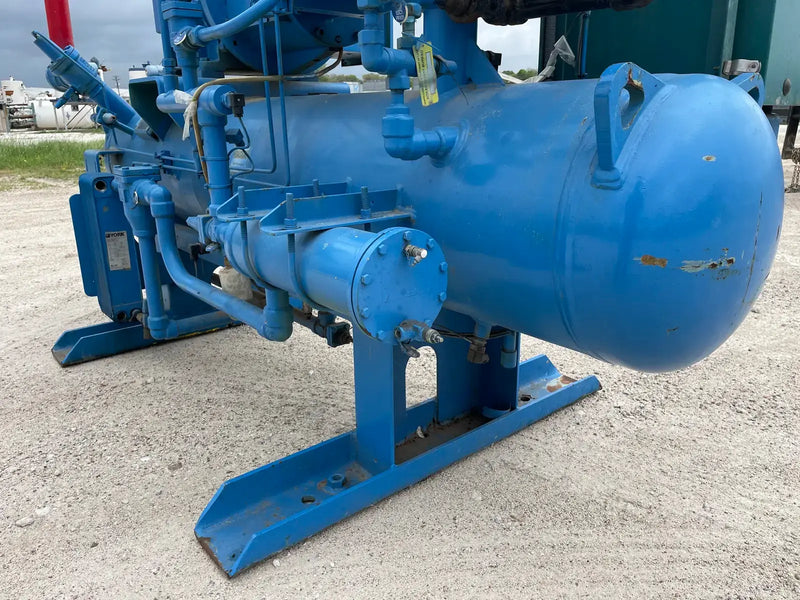 Frick Rotary Screw Compressor Package (Frick XJF, 125 HP 230/460 V, Micro Control Panel)