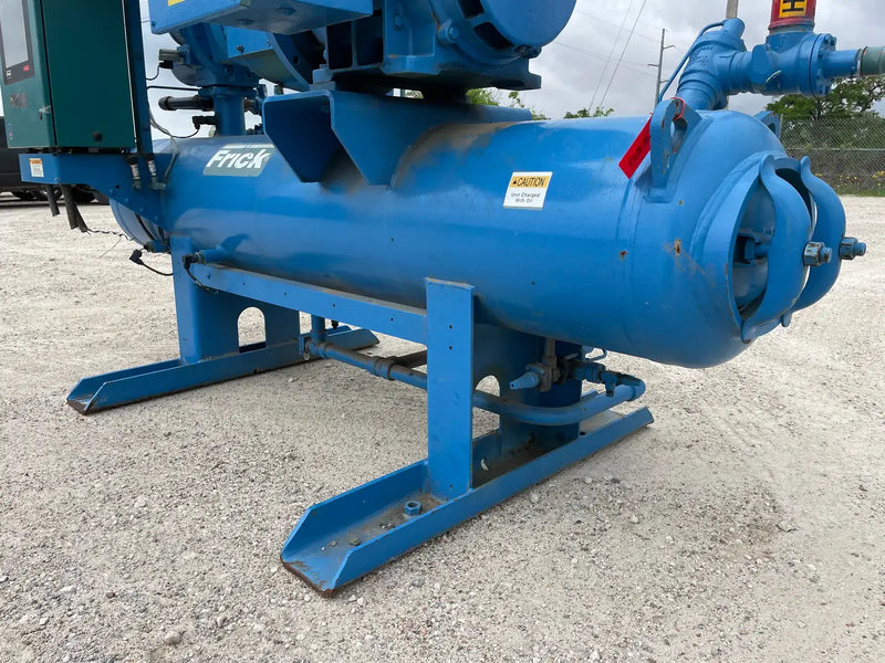 Frick Rotary Screw Compressor Package (Frick XJF, 125 HP 230/460 V, Micro Control Panel)