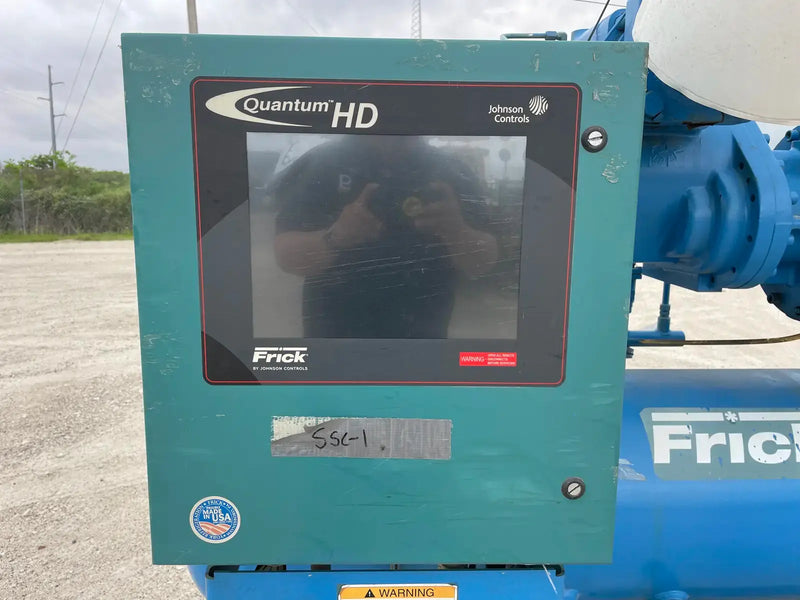 Frick Rotary Screw Compressor Package (Frick XJF, 125 HP 230/460 V, Micro Control Panel)