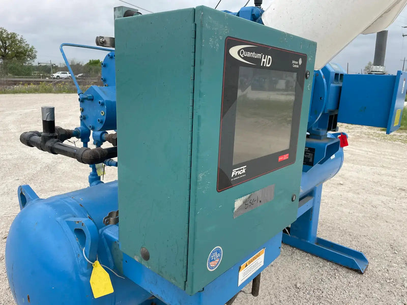 Frick Rotary Screw Compressor Package (Frick XJF, 125 HP 230/460 V, Micro Control Panel)