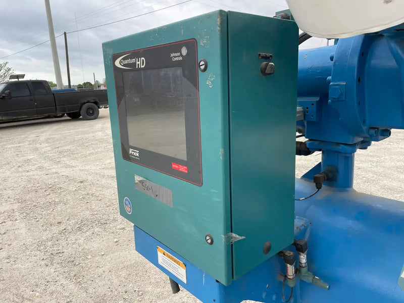 Frick Rotary Screw Compressor Package (Frick XJF, 125 HP 230/460 V, Micro Control Panel)