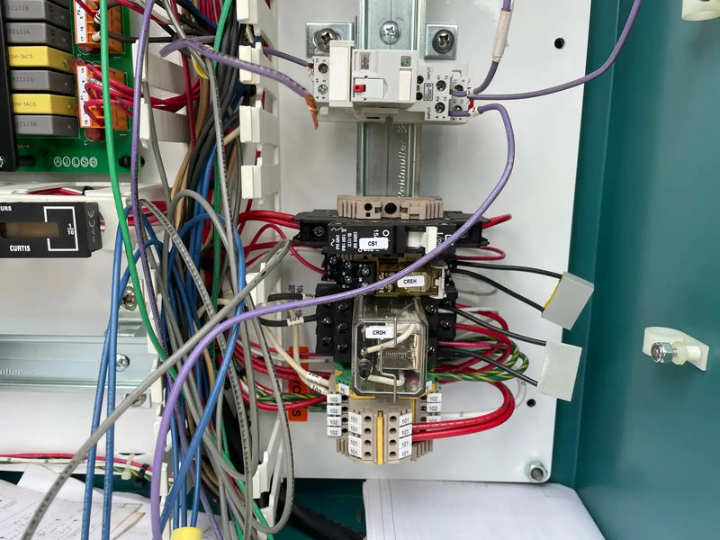 Frick Rotary Screw Compressor Package (Frick XJF, 125 HP 230/460 V, Micro Control Panel)
