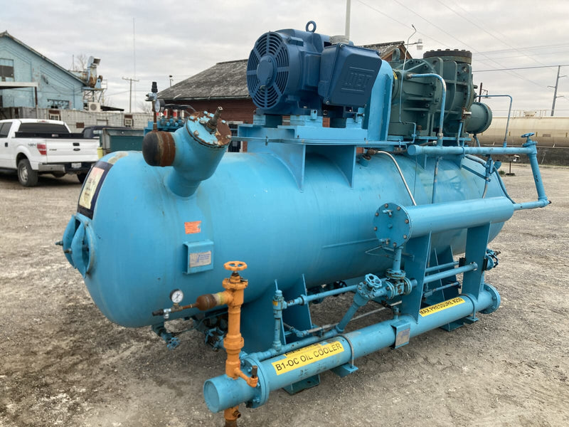 Frick Rotary Screw Compressor Package (MISSING SCREW, 250 HP 460 V, Frick Micro Control Panel)
