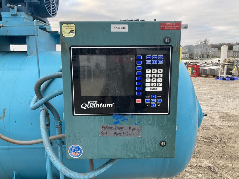 Frick Rotary Screw Compressor Package (MISSING SCREW, 250 HP 460 V, Frick Micro Control Panel)
