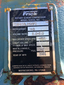 Frick RWB-II-222 Rotary Screw Compressor Package (Frick TDSH233L, 500 HP 460 V, Frick Micro Control Panel)