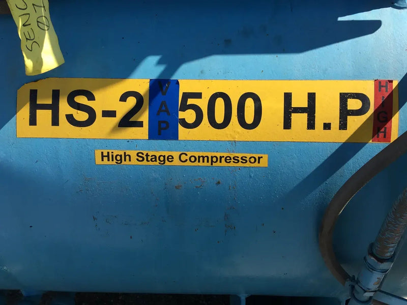 Frick RWB-II-222 Rotary Screw Compressor Package (Frick TDSH233L, 500 HP 460 V, Frick Micro Control Panel)