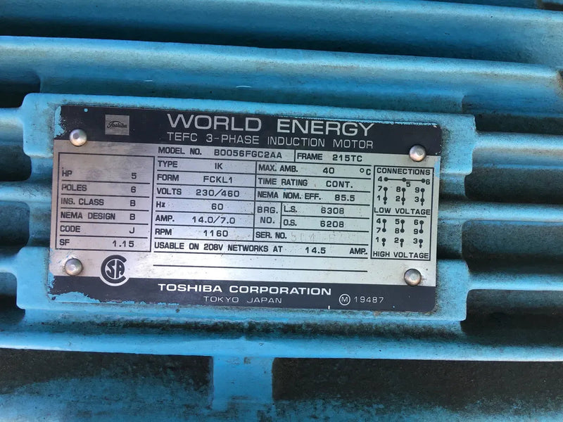 Frick RWB-II-222 Rotary Screw Compressor Package (Frick TDSH233L, 500 HP 460 V, Frick Micro Control Panel)