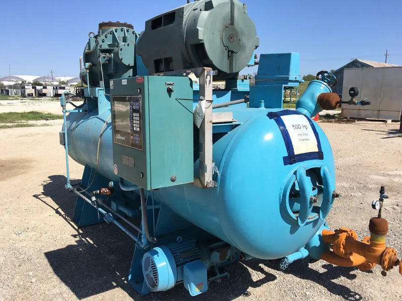 Frick RWB-II-222 Rotary Screw Compressor Package (Frick TDSH233L, 500 HP 460 V, Frick Micro Control Panel)
