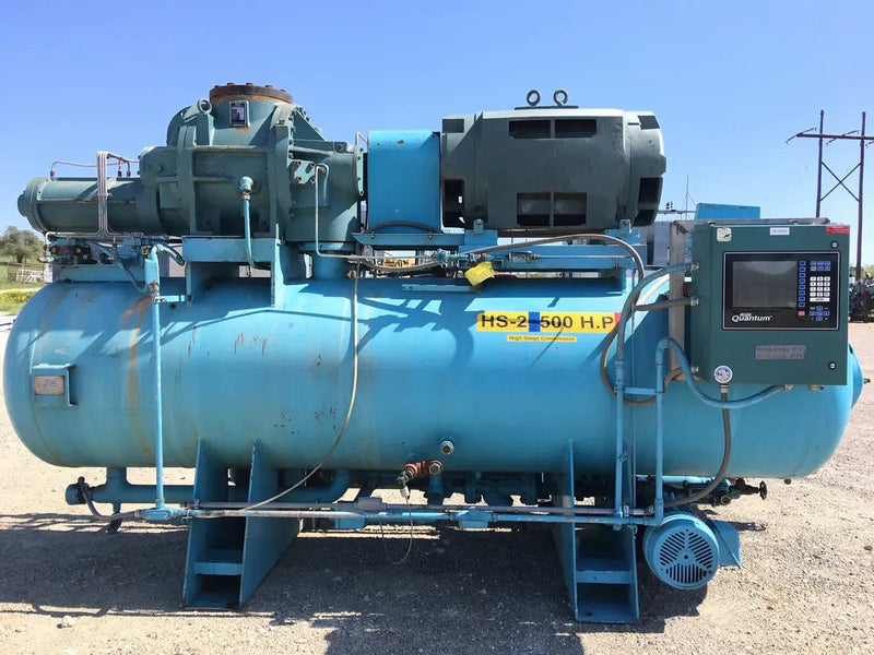 Frick RWB-II-222 Rotary Screw Compressor Package (Frick TDSH233L, 500 HP 460 V, Frick Micro Control Panel)