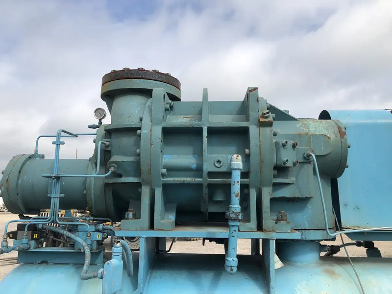 Paquete de compresor de tornillo rotativo Frick (Frick GDSH283L, 250 HP, 460 V, panel de control micro Frick)