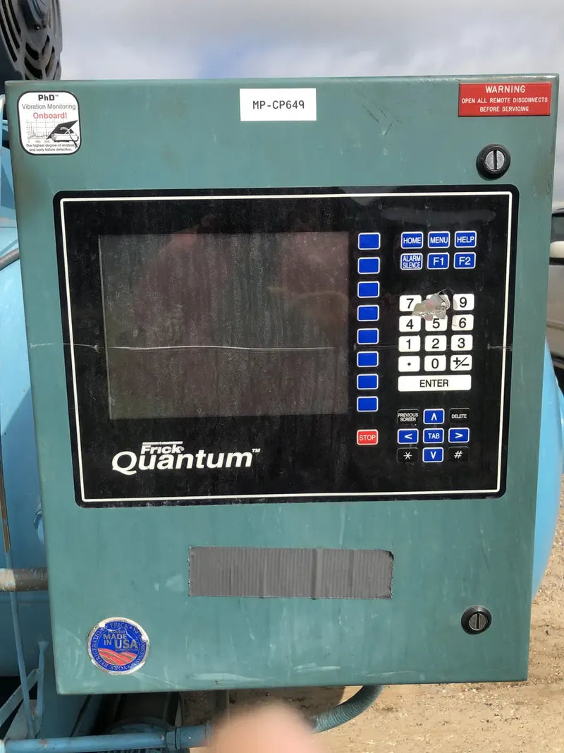 Paquete de compresor de tornillo rotativo Frick (Frick GDSH283L, 250 HP, 460 V, panel de control micro Frick)