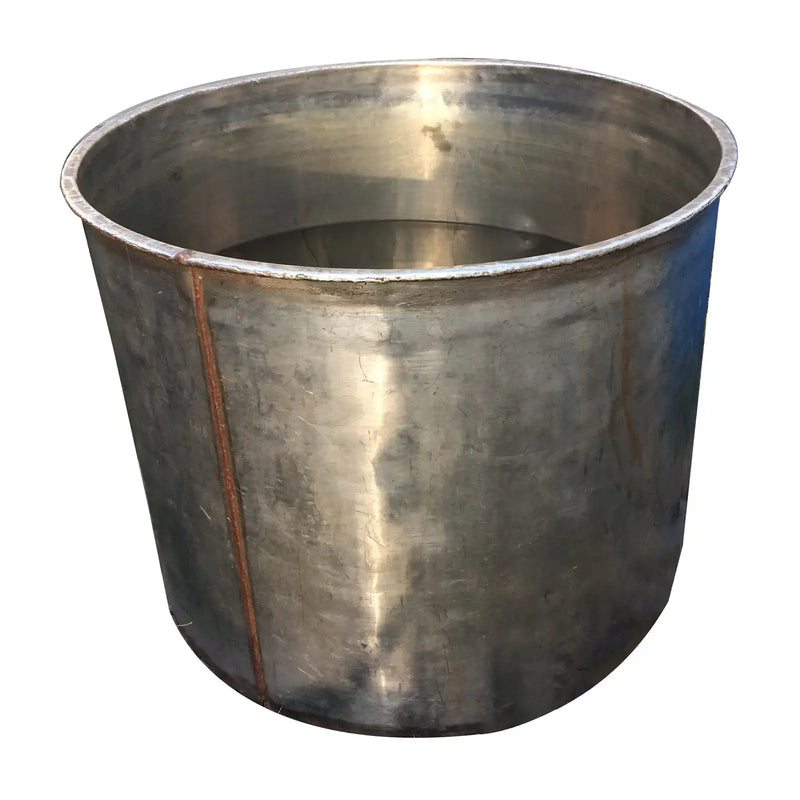 Tanque de carcasa simple de acero inoxidable - 125 galones