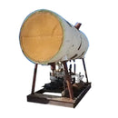 Válvulas y sistemas de refrigeración Paquete de recirculación de amoníaco 54 pulgadas de diámetro x 115 pulgadas de largo.