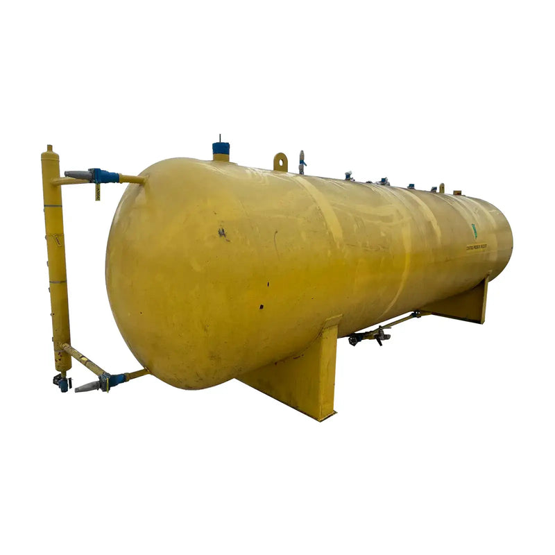 Industrial Service &amp; Fabricators, Inc Receptor de amoníaco horizontal (55 x 225 pulgadas, 2691 galones)