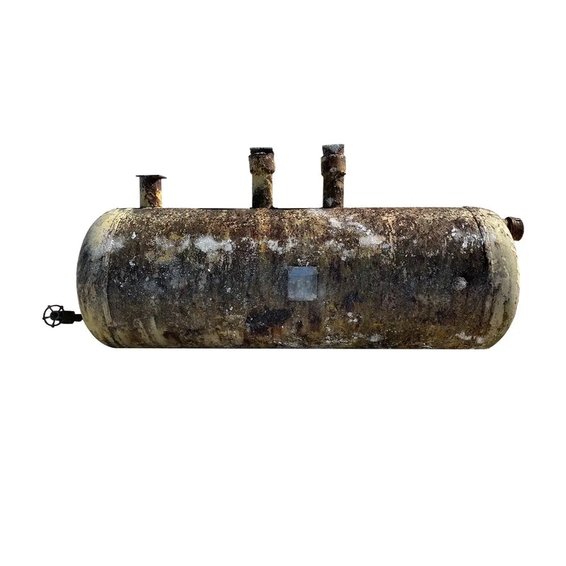 Receptor de amoníaco horizontal EL Nickell (25 pulg. X 70 pulg. 185 galones)