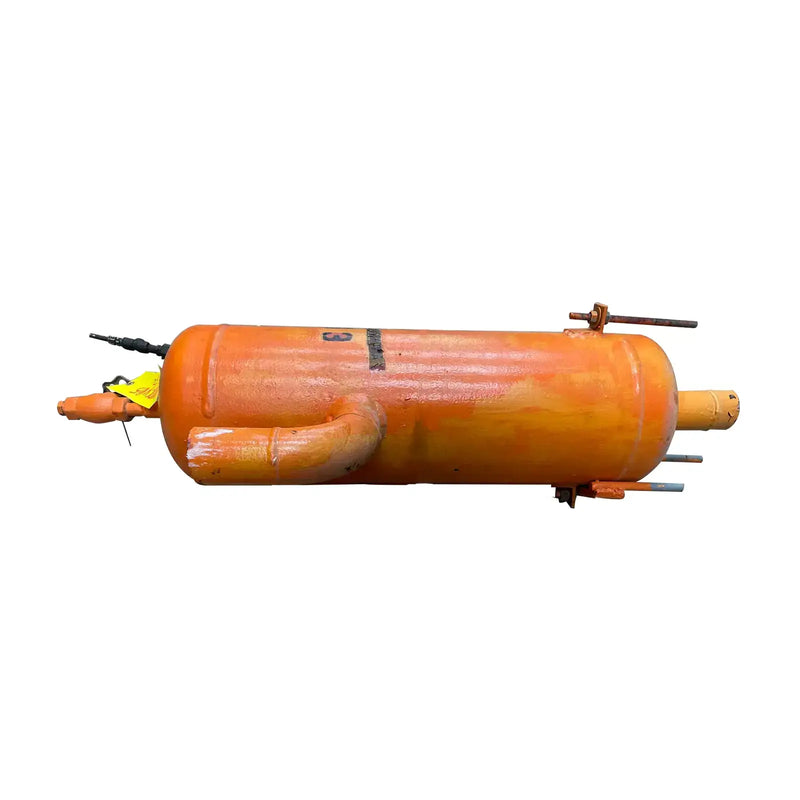 E.L Nickell Co  Horizontal Ammonia Oil Tank (10in X 30in. 30 Gallons)