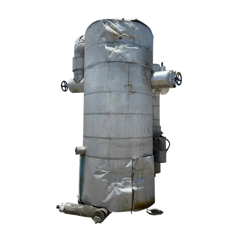 Recirculador de amoníaco vertical RVS (48 diámetro x 147 pulg. 1134 galones. Bombas de 2 a 5 HP).
