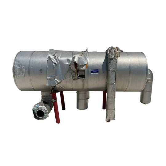 Tambor de compensación de amoníaco horizontal Turbo Ice (26 x 84 pulgadas, 232 galones)