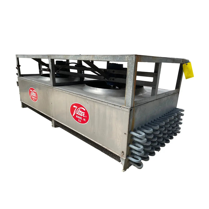 Bobina evaporadora de amoníaco Vilter UF 21-64-1/2-XA-HGC - 9 TR, 2 ventiladores (baja temperatura)