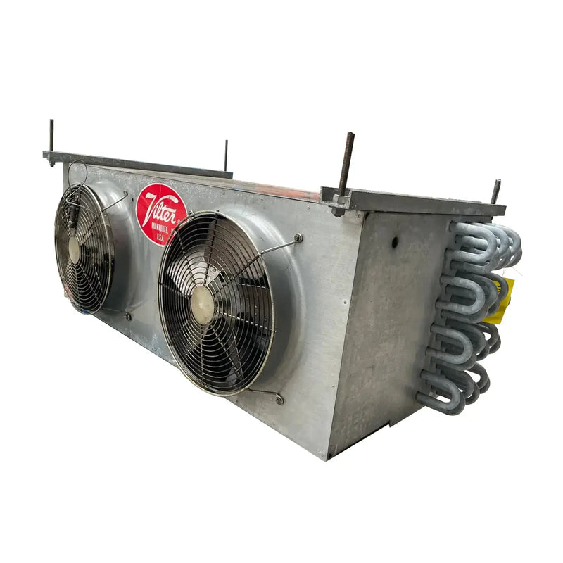 Bobina evaporadora de amoníaco Vilter LP-10-63-1/3-FA - 5 TR, 2 ventiladores (baja temperatura)