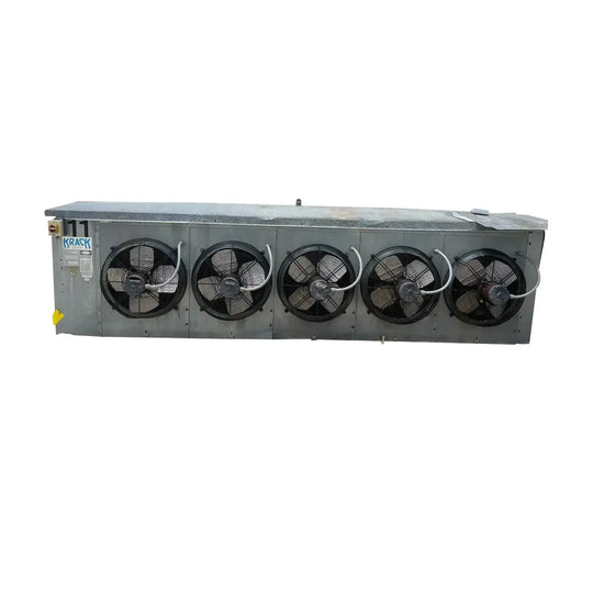 Krack DTX5S -1270-RBA-HGU-LH Ammonia/Freon Evaporator Coil- 10.63 TR, 5 Fans (Low/Medium Temperature)