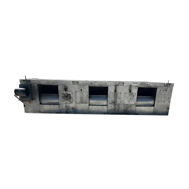 Krack CPC-448-4-RBF-22-HGU-LH-7.5 Ammonia Evaporator Coil- 3 Fans