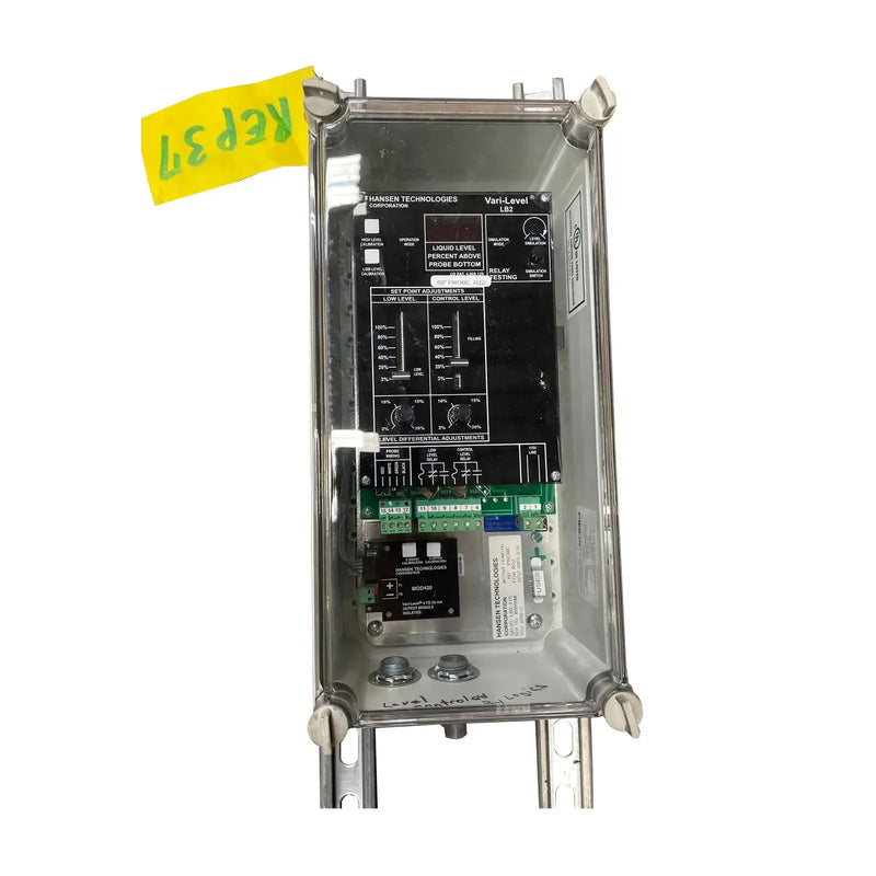 Hansen Technologies LB2-115 Control ajustable de nivel variable líquido (115 voltios, 2 relés)