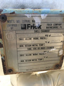 Frick Horizontal Ammonia Accumulator (30in X 104in. 318 Gallons)