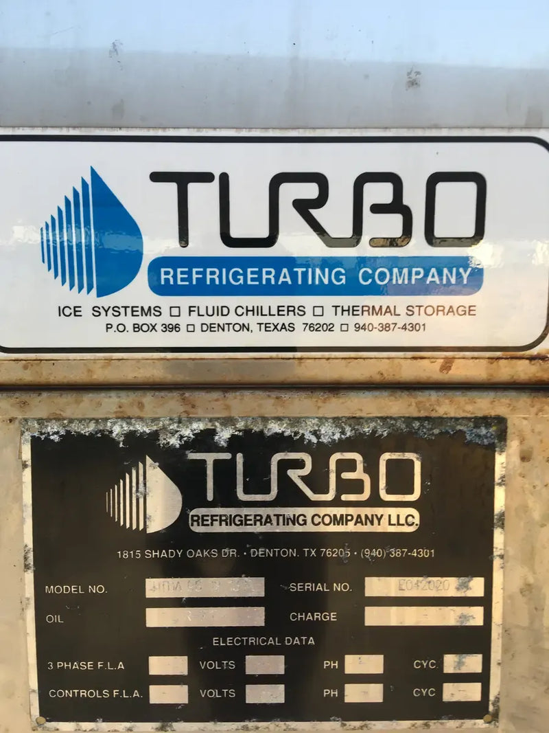 Turbo Ice HTDA 96 12 13 FL Plate Chiller (12-96 X 60 Stainless Steel Plates)