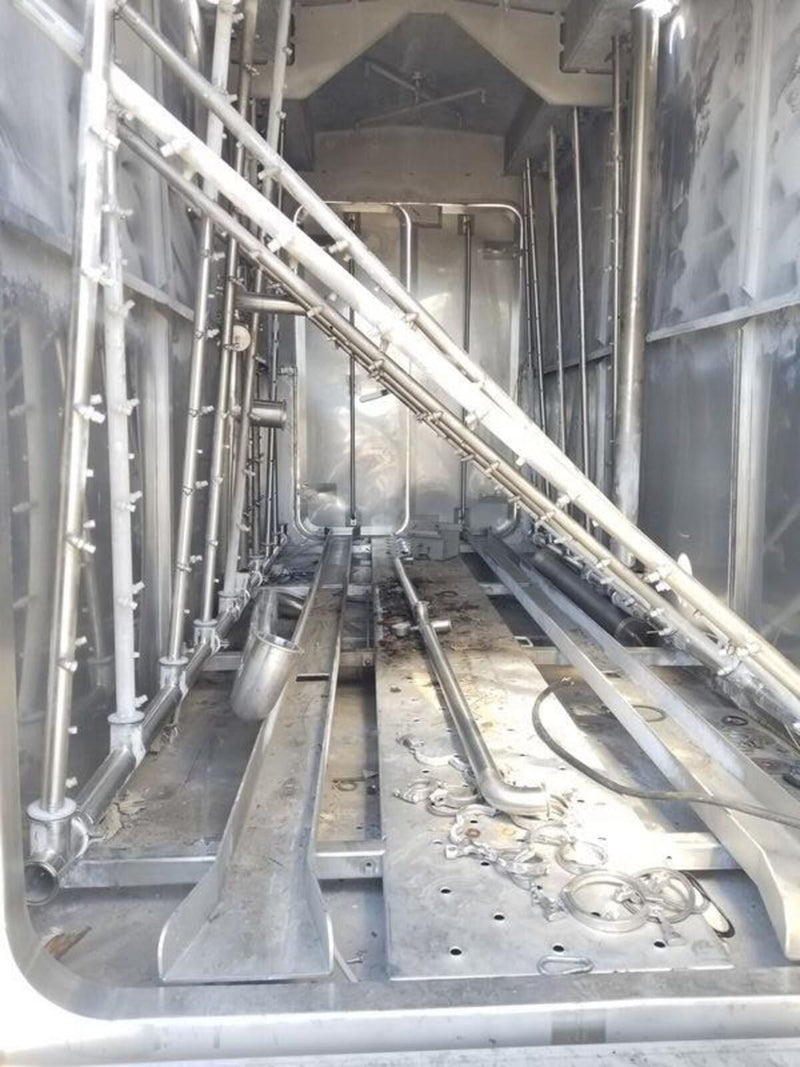 Sani-Matic Automatic Smoke House Cart Washer With A/B Plc Controls