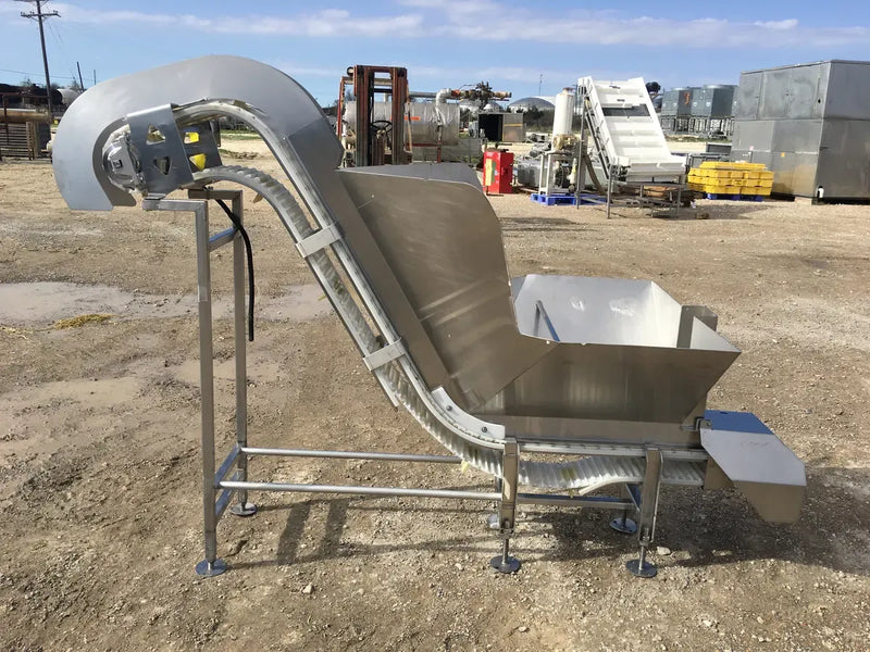 Stainless Steel 4 Inch Wide Elevator Conveyor