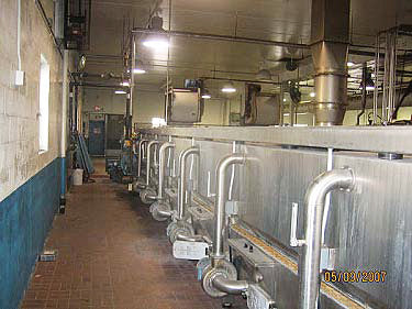 SMB Stainless Steel Cooling Tunnel - 6.5 ft. wide SMB 
