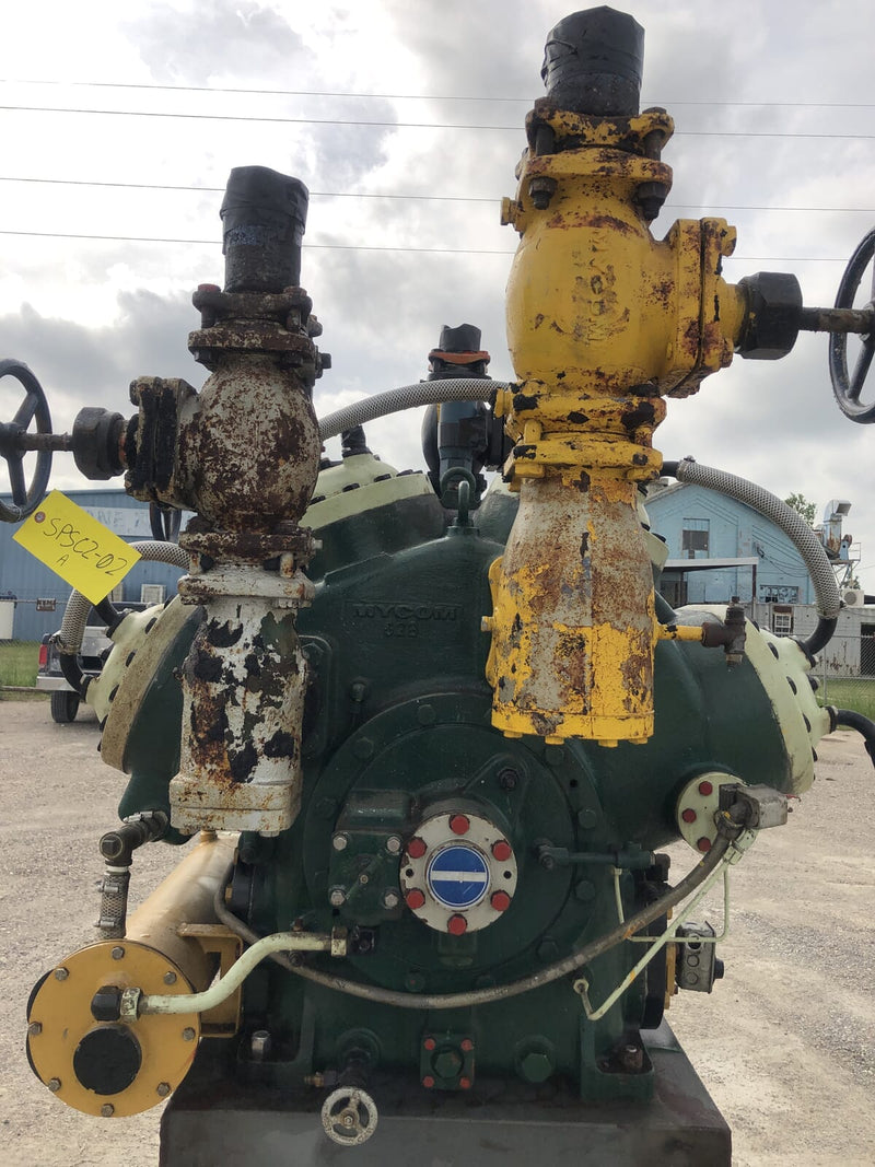 Mycom N62B 8-Cylinder Reciprocating Compressor Package (100 HP 230/460 V, Belt Driven)