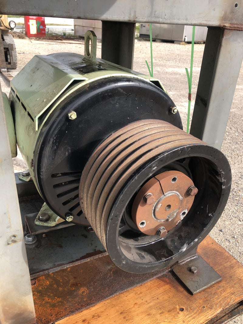 Mycom N62B 8-Cylinder Reciprocating Compressor Package (100 HP 230/460 V, Belt Driven)