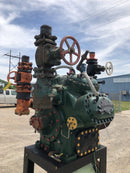 Mycom N62B 8-Cylinder Reciprocating Compressor Package (100 HP 230/460 V, Belt Driven)