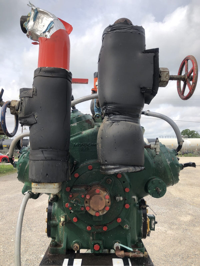 Mycom N62B 8-Cylinder Reciprocating Compressor Package (100 HP 230/460 V, Belt Driven)