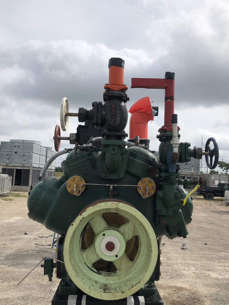 Mycom N62B 8-Cylinder Reciprocating Compressor Package (100 HP 230/460 V, Belt Driven)