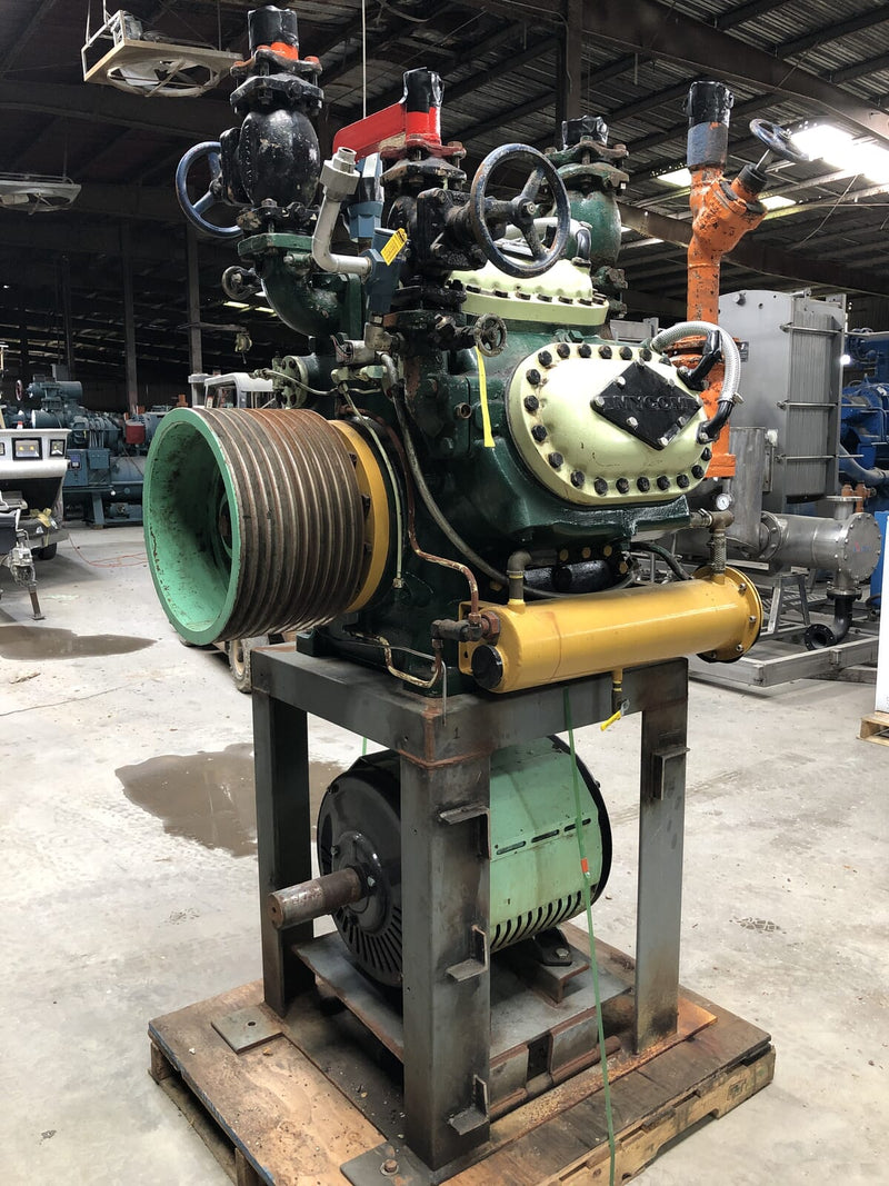 Mycom N62B 8-Cylinder Reciprocating Compressor Package (100 HP 230/460 V, Belt Driven)