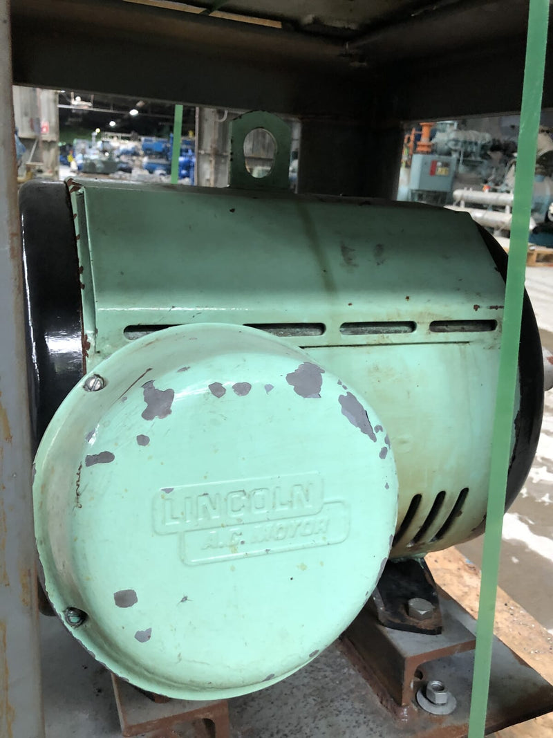 Mycom N62B 8-Cylinder Reciprocating Compressor Package (100 HP 230/460 V, Belt Driven)