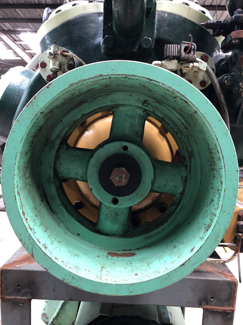 Mycom N62B 8-Cylinder Reciprocating Compressor Package (100 HP 230/460 V, Belt Driven)