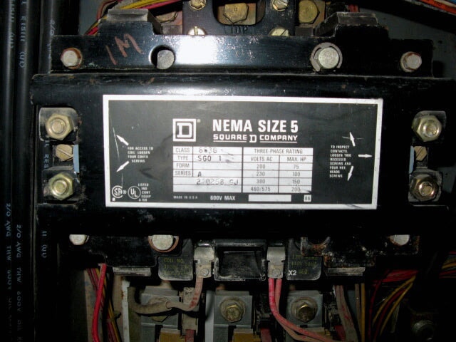 Square D Company WYE Delta Motor Starter – 200 HP Square D 