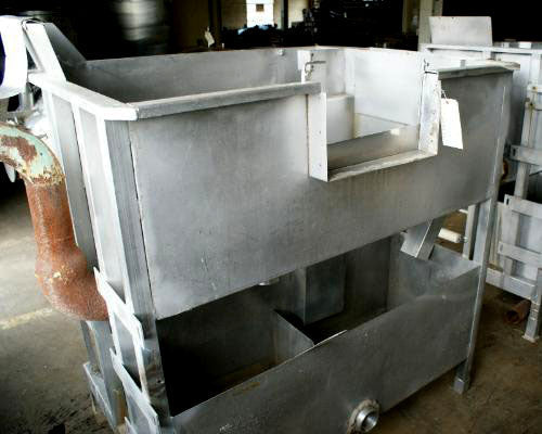 SS Dual Rectangular Tank Skid - 21 / 100 Gallons Genemco 
