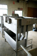 SS Dual Rectangular Tank Skid - 21 / 100 Gallons Genemco 