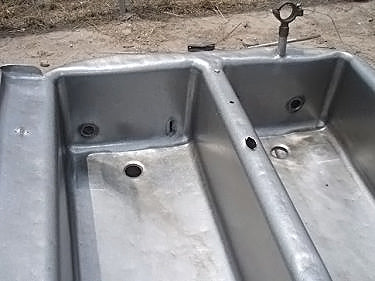 Stainless Steel 2-Compartment COP Tank- 235 Gallon Not Specified 