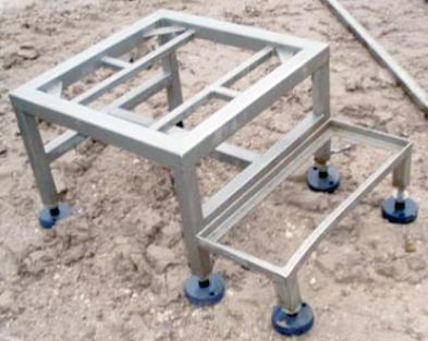 Stainless Steel 2-Step Stairs Not Specified 